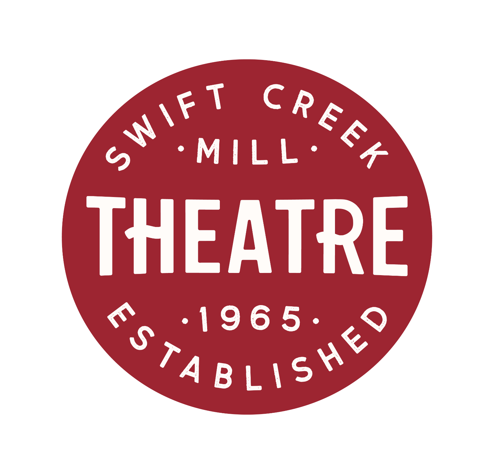 Swift Creek Mill Theatre Established 1965 Circular Logo